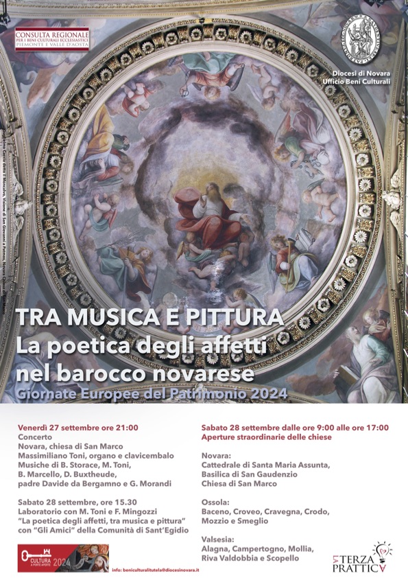 Venerdì 27 e sabato 28 settembre 2024 -“Tra musica e pittura. La poetica degli affetti nel Barocco novarese”