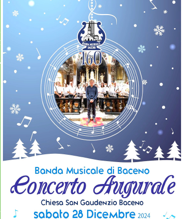 Sabato 28 dicembre 2024 – Concerto Augurale Baceno