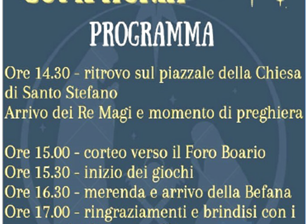 Lunedì 6 gennaio 2025 – Epifania in compagnia a Crodo